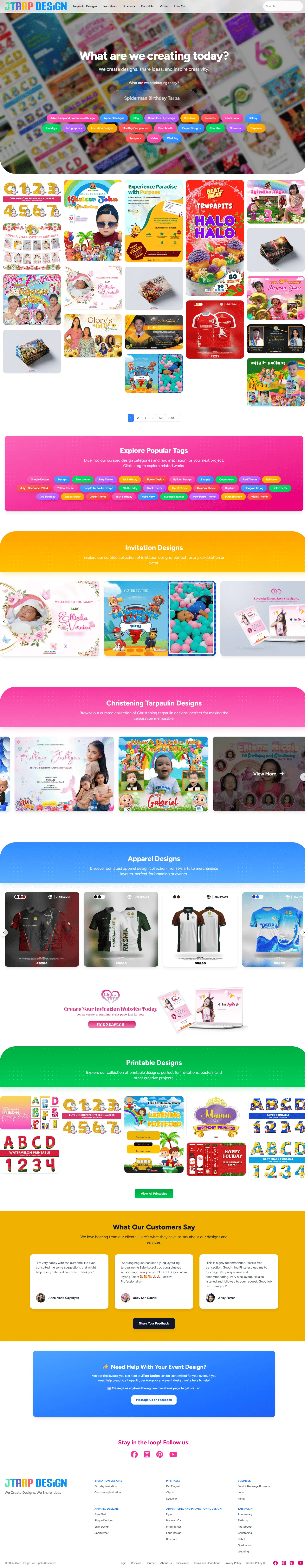 Custom Tailwind CSS WordPress Theme — JTarp Design